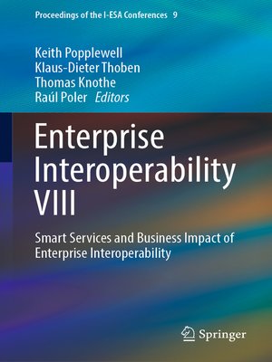 cover image of Enterprise Interoperability VIII